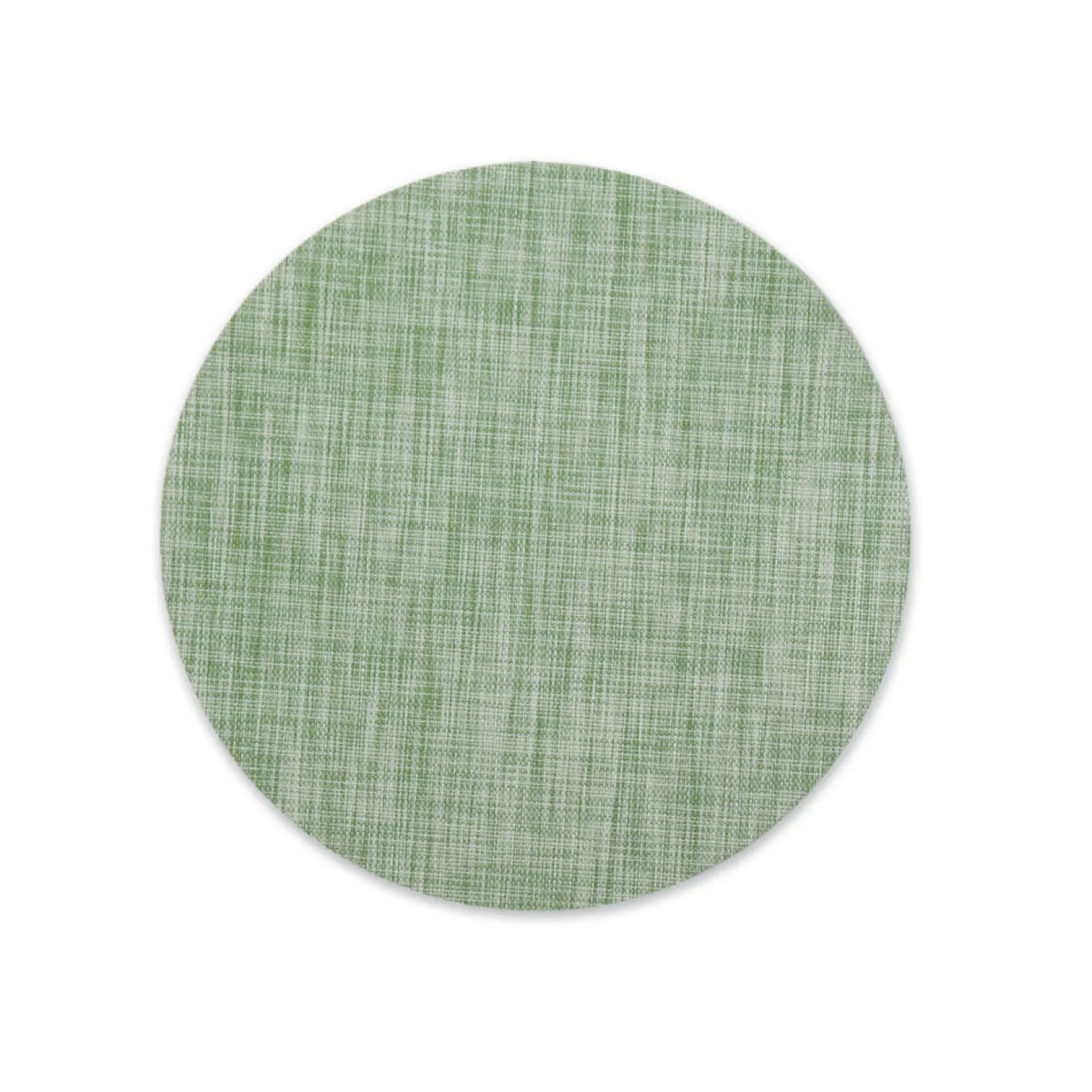 VIDA Round Woven Placemats Set of 4 (Green)