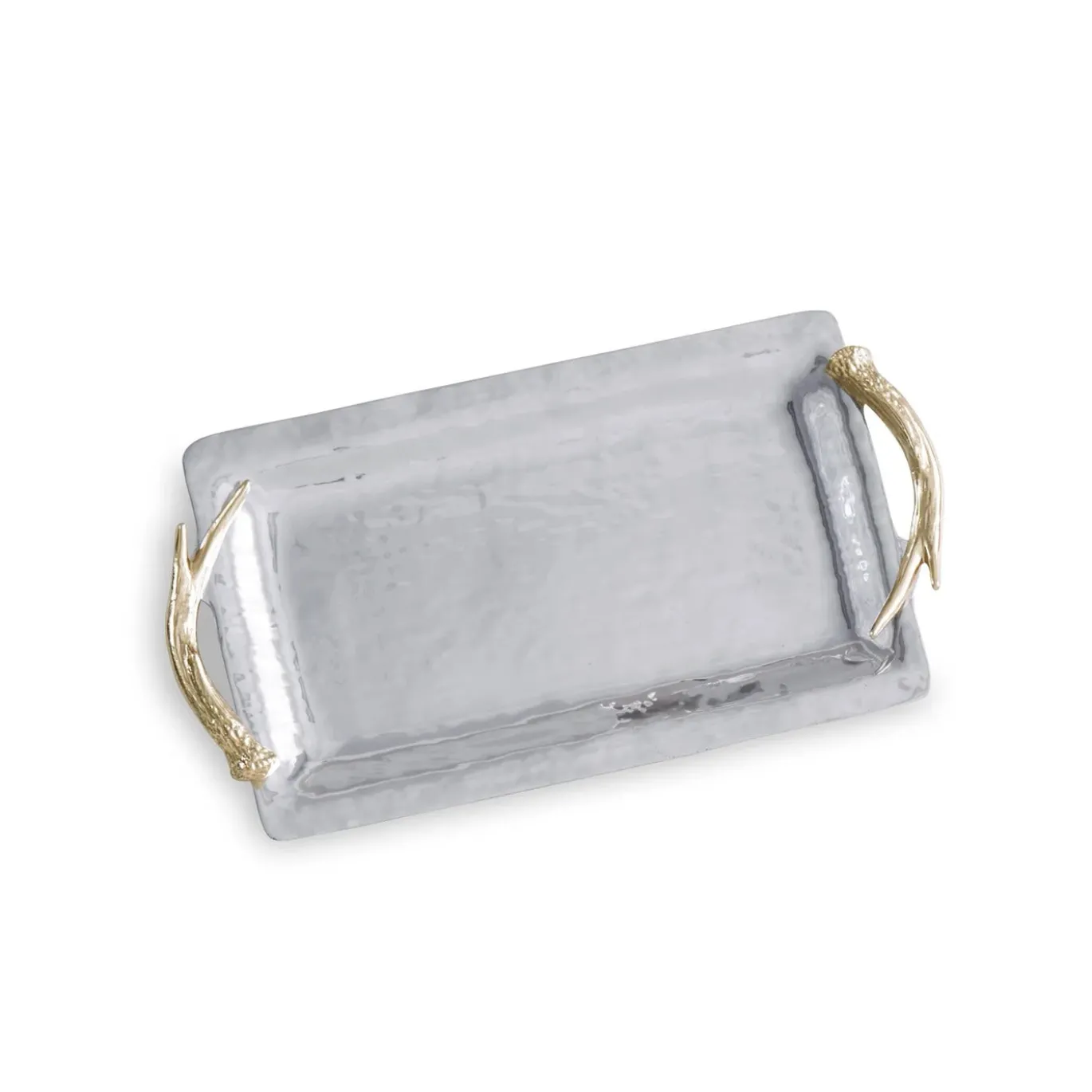 WESTERN Antler Emerson Long Rectangular Tray with Gold Handles