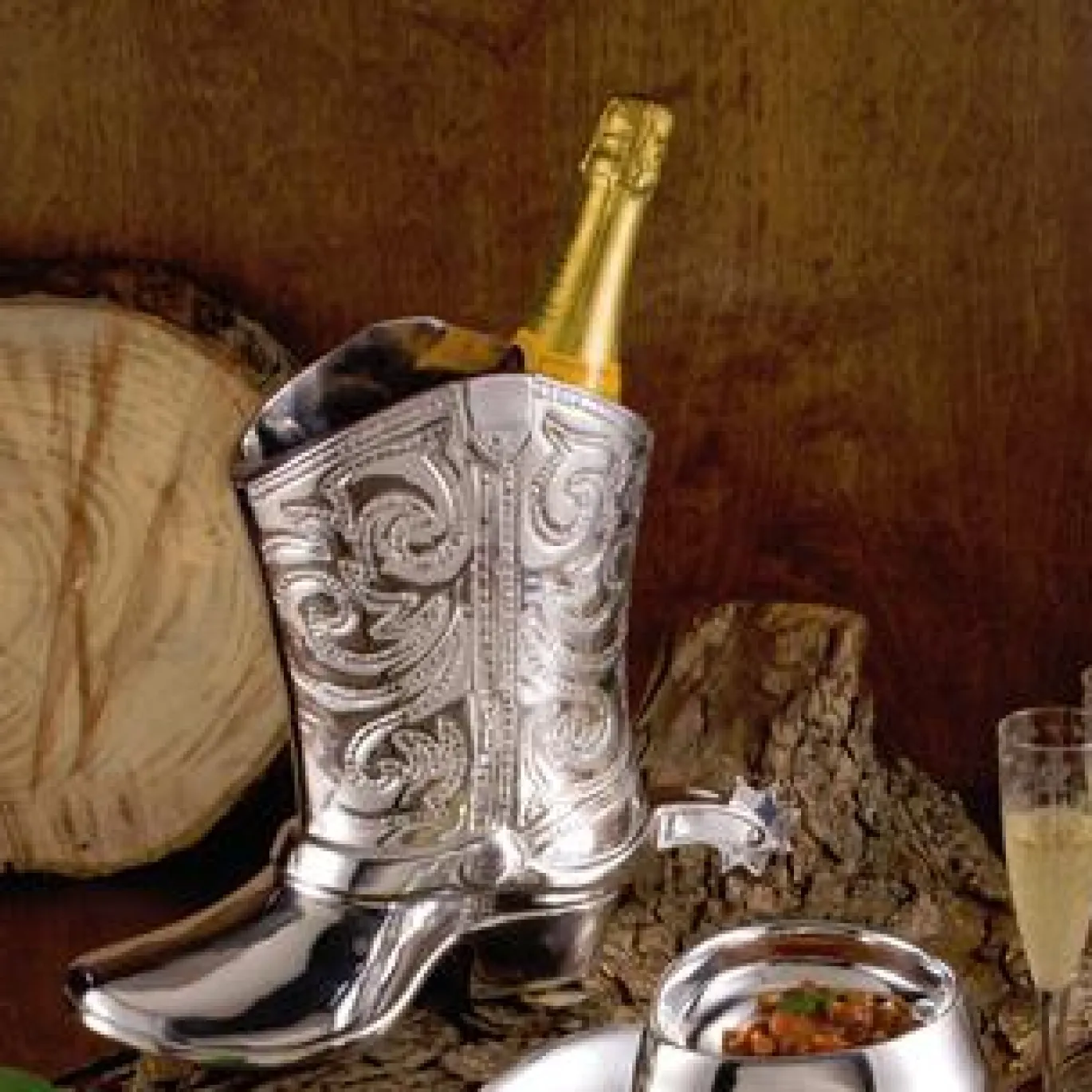 WESTERN Cowboy Boot Wine Bucket